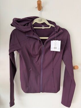 Beyond Yoga Plum Hooded Zip Jacket - Women's